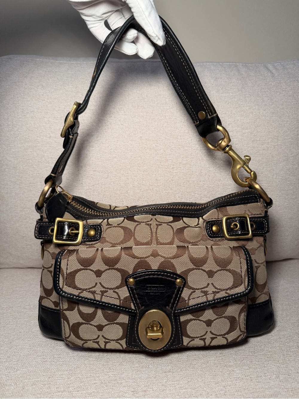 Coach Legacy 65th Anniversary Turnlock Shoulder Bag
